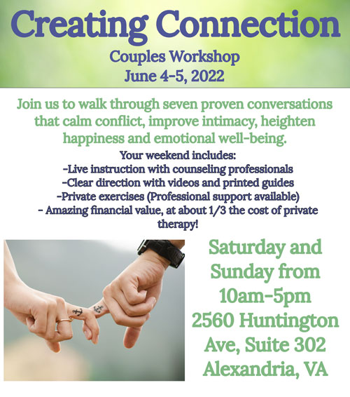 Read more about the article Creating Connection – Couples Workshop June 4-5